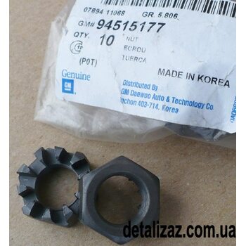 Гайка задней ступицы Ланос, Сенс. GM 94515177