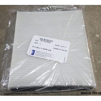 Фильтр салона Авео 1,6 GM 93732532