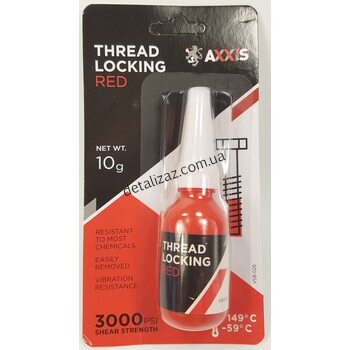 Фиксатор резьбы красный AXXIS VSB-026