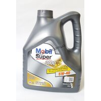 Масло моторное Mobil Super 3000 синтетика 5W-40 4л