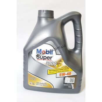 Масло моторное Mobil Super 3000 синтетика 5W-40 4л