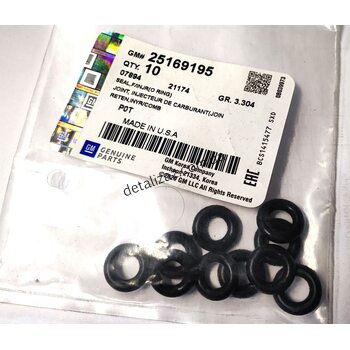 Кольцо форсунки верхнее Ланос, Авео, Лачетти 1.8 GM  25169195