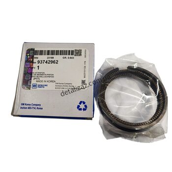 Кольца поршневые +0.25 Авео 1.5 GM 93742962