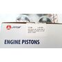 Поршни + пальцы +0,5 Ланос 1.5 AMP 4F-3548-050