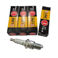 Свечи зажигания 4 шт Таврия, Сенс, Ланос 1.5, Авео 1.5. NGK-02