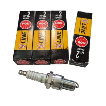 Свечи зажигания 4 шт Таврия, Сенс, Ланос 1.5, Авео 1.5. NGK-02