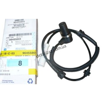 Датчик ABS передний левый Лачетти. GM 96455869