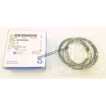 Кольца поршневые +0.25 Ланос 1.5 GM 93742294