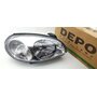 Фара в сборе передняя правая Сенс Ланос. DEPO 222-1104RLDM
