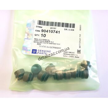 Сальники клапанов 16 шт Лачетти 1.8 и 1.8LDA GM 90410741