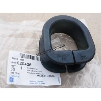 Подушка рулевой рейки левая Ланос GM 95710893