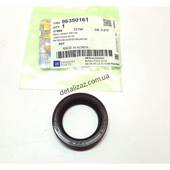 Сальник коленвала передний Ланос, Авео, Лачетти 1.6 и 1.8LDA GM 96350161