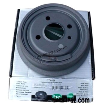 Барабан тормозной задний без ступицы Ланос с АБС. LPR 7D0138