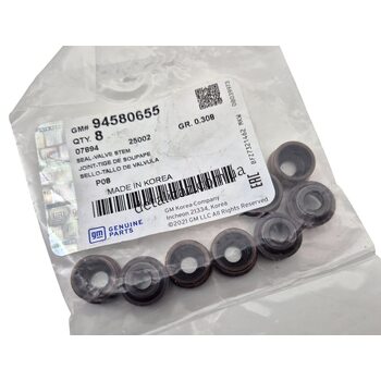 Сальники клапанов 8 шт. Ланос 1.5 GM 94580655