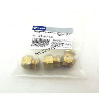 Гайка крепления колеса 3 шт. ЗАЗ АП1102-3101040-01 