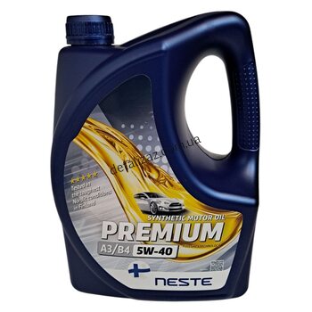 Масло моторное Neste Premium синтетика A3/B4 5W-40 4л