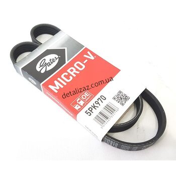 Ремень генератора Ланос с г/у 5PK970 Gates 