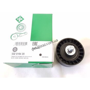 Ролик ремня ГРМ дополнительный Ланос 1.6 Авео 1.6 Лачетти 1.6 INA 532019420