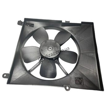 Вентилятор радиатора в сборе с дифузором Aвeo с кондиционером Корея 96536666