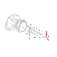 Вилка штока КПП (5-ой передачи) Ланос, Авео, Лачетти. GM 96180854