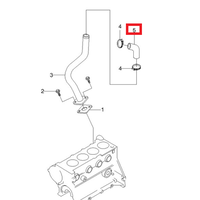 Патрубок сапуна Лачетти 1.8LDA GM 96414390