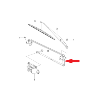 Механизм стеклоочистителя (трапеция) Aвeo T200, OE 96450750