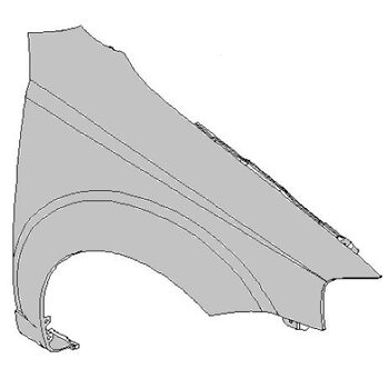 Крыло переднее правое Aвeo T200. GM  96540888