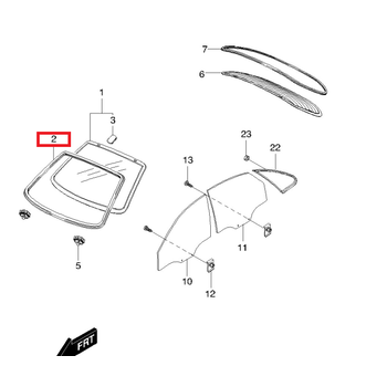 Уплотнитель лобового стекла Лачетти Корея 96543951