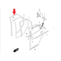 Уплотнитель проема задней левой двери Лачетти седан GM 96615184