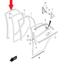 Уплотнитель проема задней правой двери Лачетти седан 96615186
