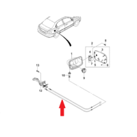Трос лючка бензобака Aвeo T-250 GM 96649293