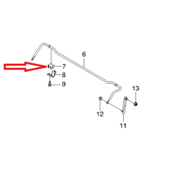 Втулка заднего стабилизатора Лачетти универсал CTR CVKD-30