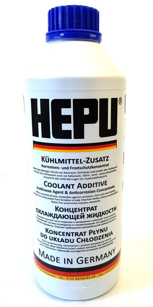 АНТИФРИЗ СИНИЙ КОНЦЕНТРАТ (-80С) 1,5Л HEPU P999