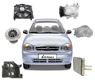 Вентиляторы охлаждения, кондиционеры,отопители на Ланос