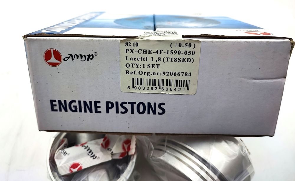 Поршни + пальцы +0,50 Лачетти 1.8 AMP 4F-1590-050 купить - ДеталиЗАЗ